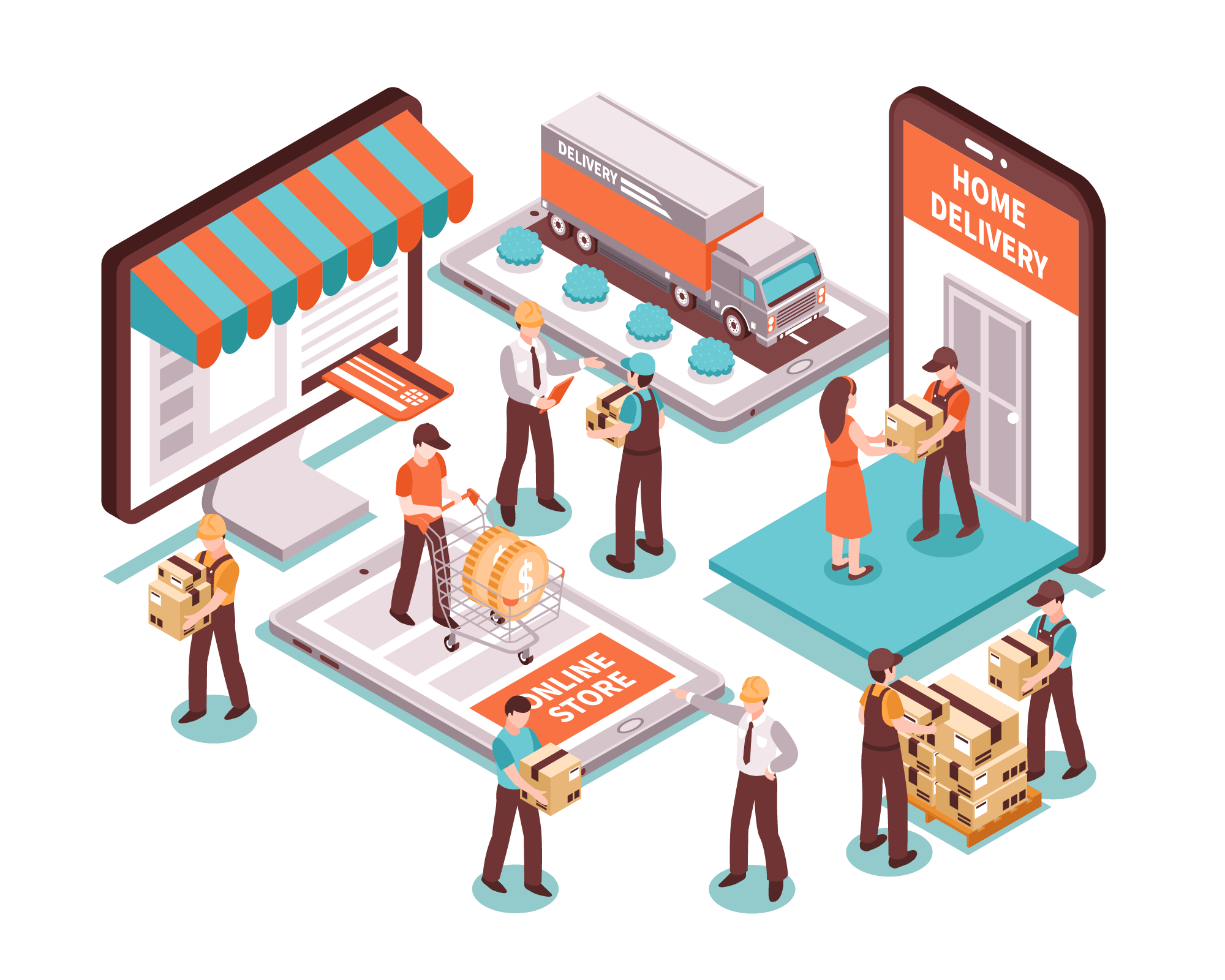 retail business isometric